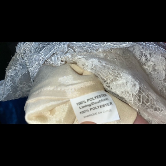 Lightinthebox Champagne  & Lace Sleeveless Tea Length A Line Formal Dress - Picture 13 of 16